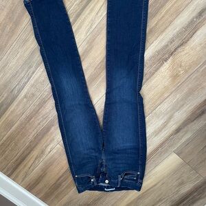 J Brand Indigo Denim Jeans with Copper Accents